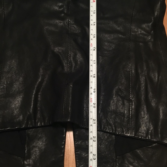 All Saints Arlo Leather Jacket US 0 - Picture 10 of 12